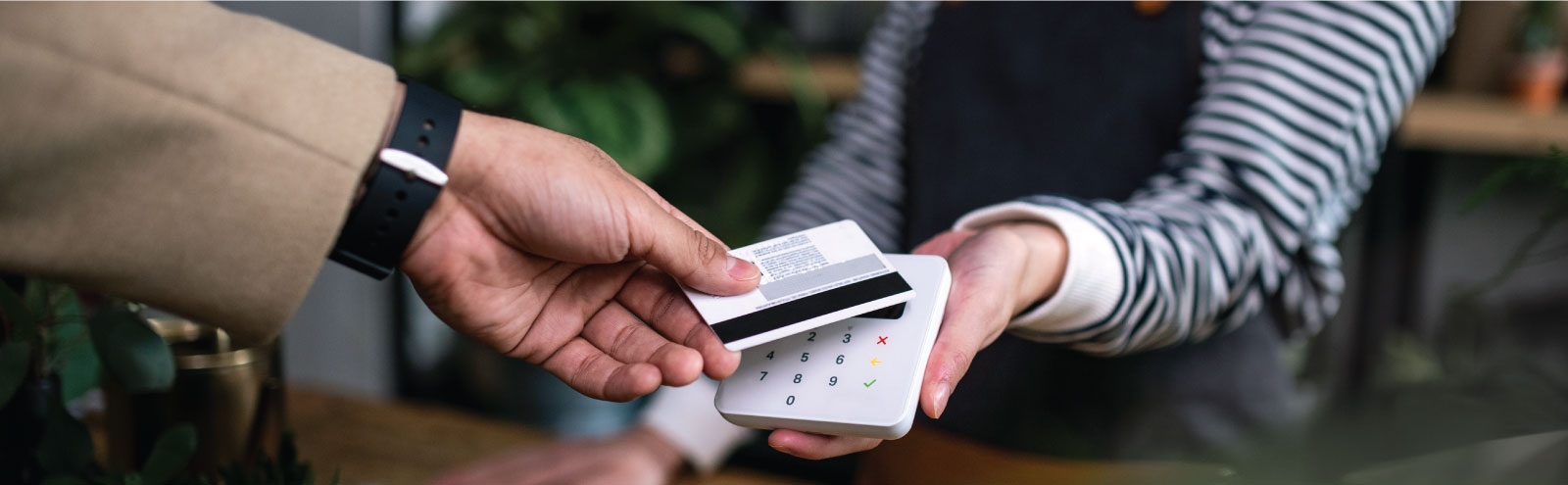 Contactless transaction at a merchant