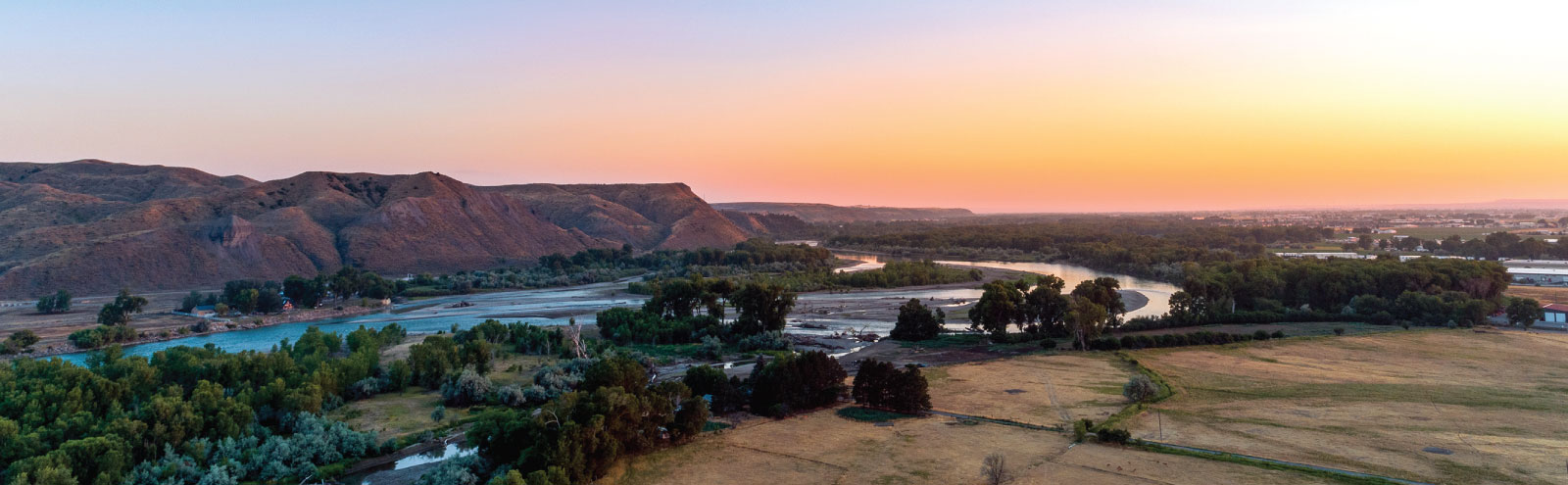 Billings, Montana skyline.